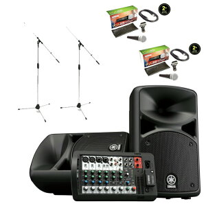 s݌ɍ݂@[\t YAMAHA }n STAGEPAS400BT + PGA48XLR (ϊlWt)x2 P[ut _Ci~bN}CN + MS09C x2 }CNX^h Zbg