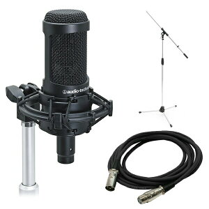 s݌ɂ [\t audio-technica RfT[}CN AT2050 + MS-09C u[}CNX^h+ 3mP[u Zbgyz