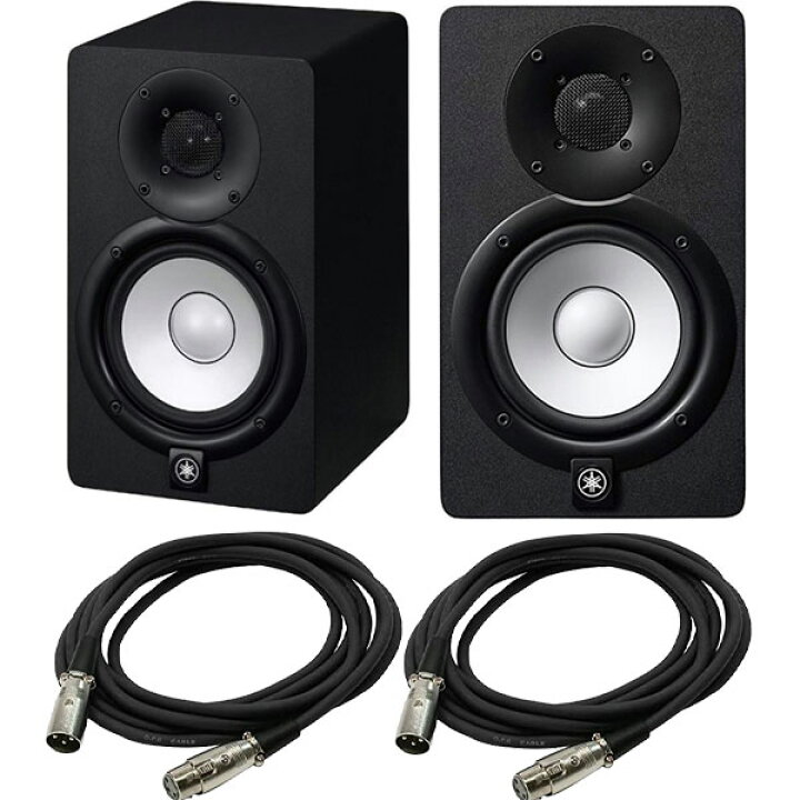 楽天市場】YAMAHA モニタースピーカー HS5（ペア）+ XLRケーブル 3m ×2 