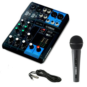 s݌ɂ [\tYAMAHA MG06 RpNg ~LT[ ő2Mic / 6Linéi2m + 2XeIj/ 1XeIoX + DM105 _Ci~bN }CN
