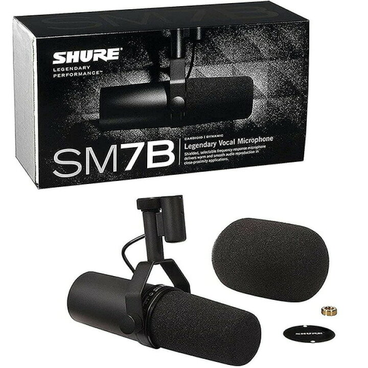 楽天市場】SHURE カーディオイド型 ダイナミック マイク SM7B + 卓上 
