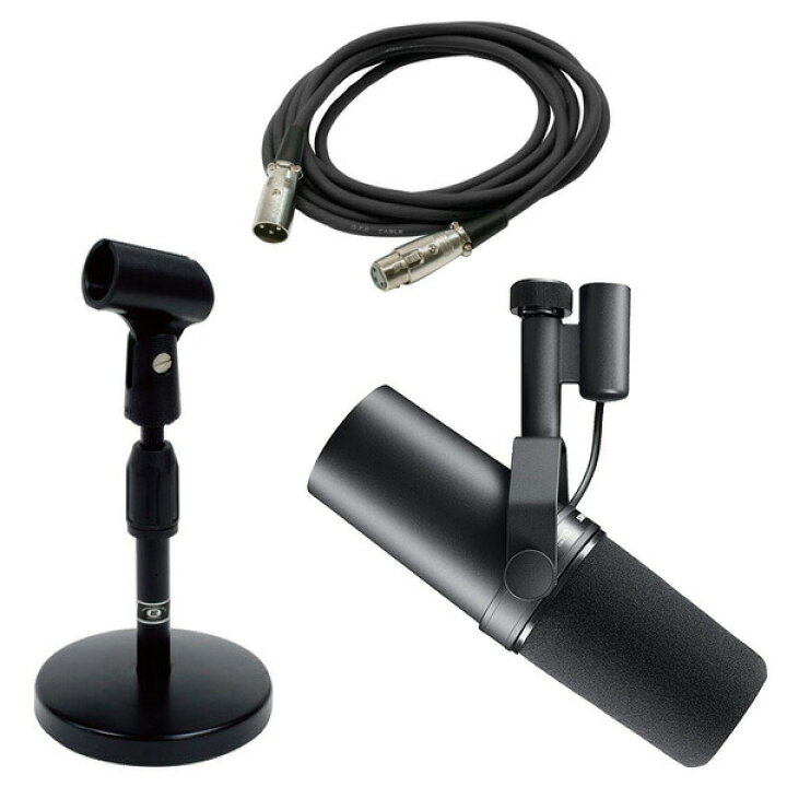 楽天市場】SHURE カーディオイド型 ダイナミック マイク SM7B + 卓上 