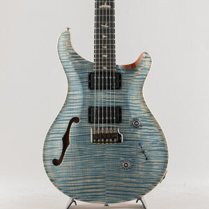 PRS �|�[�����[�h�X�~�X Custom 24 Semi-Hollow Flame Top / Awabi Birds Faded Indigo 2026