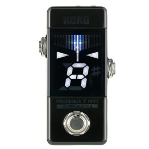 KORG �`���[�i�[ Pitchblack X mini (PB-X-MINI) CHROMATIC PEDAL TUNER