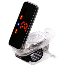 KORG Pitchclip2+ Clear ［PC-2+CLR］ Clip-On Tuner 【数量限定 クリア 仕様】 ギター ベース用 クリップ式 チューナー