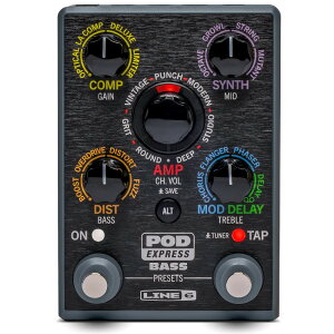 Line 6 ���C���V�b�N�X POD Express Bass �x�[�X �p �}���`�G�t�F�N�^�[