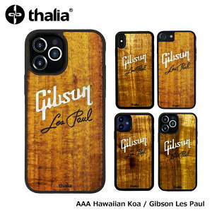 �y�݌Ɍ���̔���؂�����z Thalia (New) Hawaiian Koa / Gibson PEARL Les Paul Script Engraved / �^���A iPhone case�yGibson�ЃI�t�B�V�������C�Z���X�z