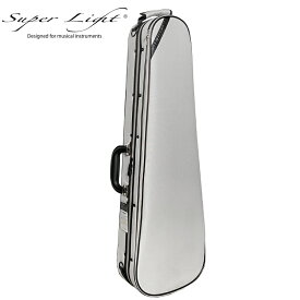 スーパーライト (Super Light) Shaped ケース バイオリン用 軽量 セミハードケース (4/4 三角型) アイボリー 【ロックスライダー採用モデル】