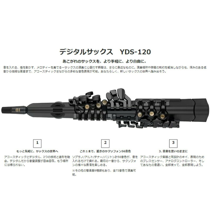 楽天市場】YAMAHA デジタルサックス YDS-120 ソフトケース スタンド 