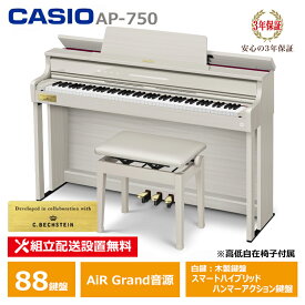 CASIO AP-750GB グレーベージュ (3年保証) カシオ 高低椅子付属 特典セット 【配送設置無料(沖縄・離島納品不可)】