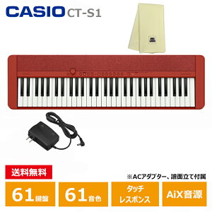CASIO CT-S1RD yyNXZbgz L[{[h bh JVI 61 