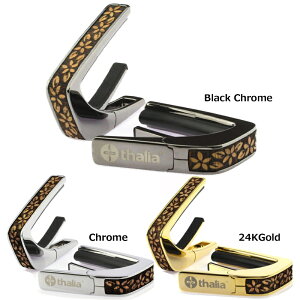 �^���A �J�| Thalia Capos DELUXE Series Hawaiian Koa Plumeria Lei �M�^�[ 12�C���`�t���b�g�p�b�h�t��