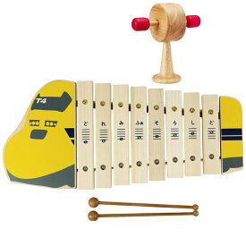 【カタカタシェーカーセット】 木琴 ドクターイエロー 新幹線 楽器 TRAIN CLUB 923形 JR東海 知育楽器 知育玩具