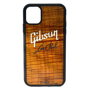 �y�A�E�g���b�g�i 1�_����ziPhone 11 �T�C�Y Thalia AAA (Curly) Hawaiian Koa / Gibson PEARL Les Paul Script Engraved / iPhone�P�[�X