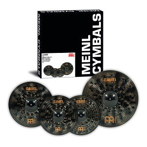 MEINL Cymbals �}�C�l�� Classics Custom Dark Series �V���o���Z�b�g 14 Hihat/ 16 Crash/ 20 Ride Dark Cymbal Set CCD141620 �y�������K�i�z