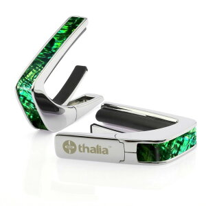�^���A �J�| Thalia Capos Exotic Shell Series Emerald Green Abalone / Chrome �M�^�[ 12�C���`�t���b�g�p�b�h�t��