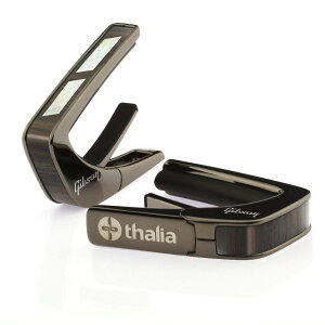 �^���A �J�| �M�u�\�� ���C�Z���X�h�E���f�� Thalia Capos / Gibson Split Parallelogram Indian Rosewood Black Chrome �M�^�[ 10/12�C���`�t���b�g�p�b�h�t��