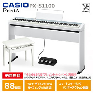CASIO PX-S1100CB + X^h(CS-68PWE) + ֎q(CB30WE) + y_(SP-34) + wbhtH(ATH-S100BK) + XeX{g + NX + L[N + В