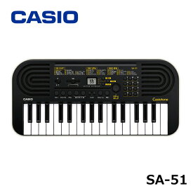 CASIO SA-51 ブラック カシオ ミニ キーボード ミニ鍵盤 Casiotone 32鍵