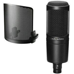 �y�݌ɂ��� ���[�\�z audio-technica �I�[�f�B�I�e�N�j�J �R���f���T�[�}�C�N AT2020 + �|�b�v�t�B���^�[ AT8175