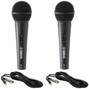 YAMAHA ���}�n DM-105 ON/OFF�X�C�b�` 5m�}�C�N�P�[�u���t �_�C�i�~�b�N�}�C�N 2�{�Z�b�g