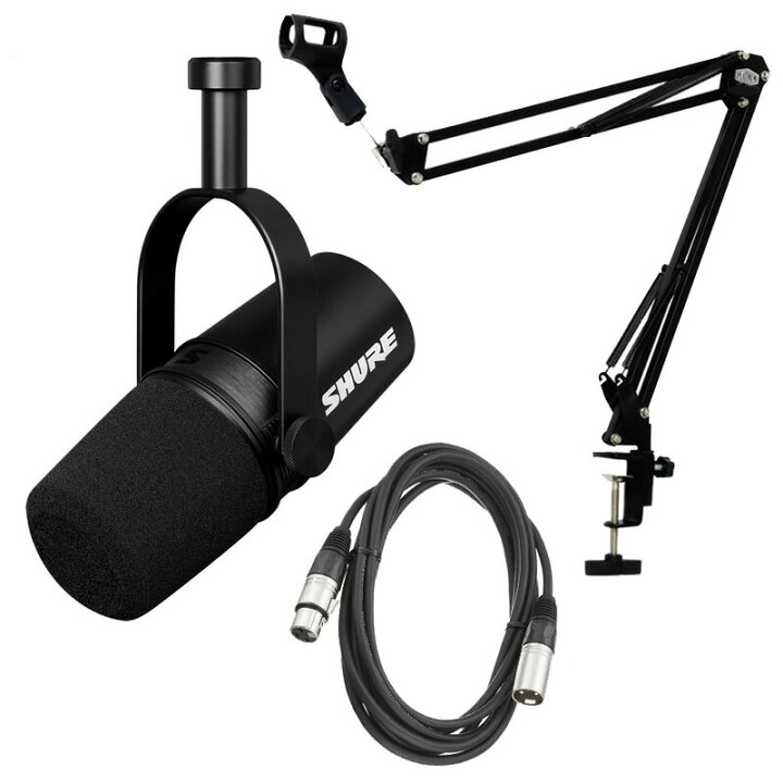 楽天市場】SHURE ポッドキャスト マイクロホン XLR接続 MV7X-J 《国内 