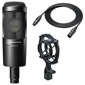 �I�[�f�B�I�e�N�j�J �T�C�h�A�h���X�}�C�N AT2035 ����p�V���b�N�}�E���g�A�}�C�N�|�[�`�A�ϊ��l�W(3/8-5/8)�t�� + BX9a/3.0 3m XLR�P�[�u��