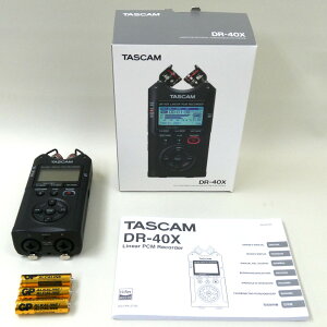 �s�A�E�g���b�g�i�tTASCAM �^�X�J�� DR-40X 4�g���b�N �f�W�^�� �I�[�f�B�I ���R�[�_�[ / USB �I�[�f�B�I �C���^�[�t�F�[�X �y���������z