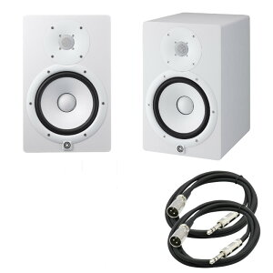 YAMAHA ���}�n HS8 �� �X�^�W�I ���j�^�[�X�s�[�J�[ �p���[�A���v���� + 3.0m XLR-XLR�P�[�u���@2�{set
