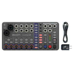 ZOOM �Y�[�� LiveTrak L6���C�u���t�̃~�b�N�X�A���j�^�[�A���R�[�f�B���O��1��Łs3�N�����ۏ؁i���[�U�[�o�^�j�t