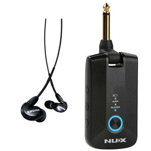 �s�݌ɂ��� ���[�\�t NUX �j���[�G�b�N�X Mighty Plug Pro MP-3 + SHURE SE215-K-A (�u���b�N) �J�i���^ ���Չ��� �C���z��
