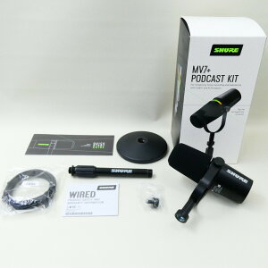 �s�A�E�g���b�g�i�t �_�C�i�~�b�N �}�C�N SHURE �V���A�[ MV7+-K-J (�u���b�N) + �f�X�N�g�b�v�X�^���h�t�� [MV7+-K-BNDL-J]�s�������K�i 2�N�ۏ؁t