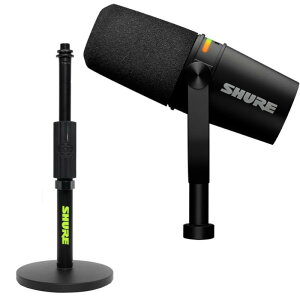 �yGator SH-DESKTOP1 (���}�C�N�X�^���h)�t�z SHURE �V���A�[ MV7+-K-J (�u���b�N) �_�C�i�~�b�N �}�C�N���z�� (�u���b�N) �s�������K�i 2�N�ۏ؁t