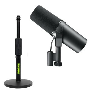 SHURE �J�[�f�B�I�C�h�^ �_�C�i�~�b�N �}�C�N SM7B + Gator SH-DESKTOP1 (���}�C�N�X�^���h)�t �s�������K�i 2�N�ۏ؁t