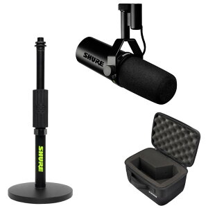 �y���萔�z�@SHURE SM7dB �_�C�i�~�b�N �}�C�N �J�[�f�B�I�C�h�^ �sGator SH-SM7LWCASE�i��p�P�[�X�j + SH-DESKTOP1�i���X�^���h�j�t �������K�i 2�N�ۏ؁t