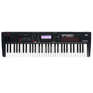 KORG �R���O KROSS2-61 �V���Z�T�C�U�[ (�f�B�[�v�u���[) ���^�{�f�B �d�r�쓮 61����