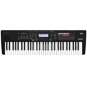 KORG �R���O KROSS2-61 �V���Z�T�C�U�[ �u���b�N ���^�{�f�B �d�r�쓮 61����