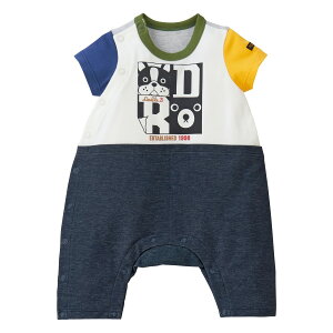 【ポイント5倍!10/27 9:59まで】【アウトレット】【ミキハウス公式ショップ】ミキハウス ダブルB mikihouse ショートオール(70cm・80cm) ベビー服 子供服 ロンパース 女の子 男の子 前開き