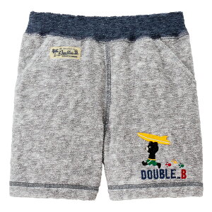 【ポイント5倍!10/27 9:59まで】【アウトレット】【ミキハウス公式ショップ】ミキハウス ダブルB mikihouse パイル素材ハーフパンツ(80cm・90cm・100cm) ベビー服 キッズ 子供服 こども 男の子 女の