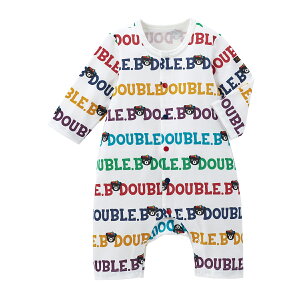 【ポイント5倍!10/27 9:59まで】【ミキハウス公式ショップ】ミキハウス ダブルビー mikihouse カバーオール<70cm・80cm> ベビー服 子供服 ロンパース 女の子 男の子 赤ちゃん 新生児 ギフト お祝