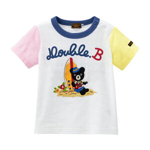 【30日限定ポイント5倍!】【アウトレット】【ミキハウス公式ショップ】ミキハウス ダブルB mikihouse 半袖Tシャツ<80cm・90cm・100cm・110cm・120cm・130cm> ベビー服 キッズ 子供服 こども 男の子