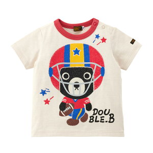 【30日限定ポイント5倍!】\2025新作/【ミキハウス公式ショップ】ミキハウス ダブルB mikihouse 半袖Tシャツ<80cm・90cm・100cm・110cm・120cm・130cm> ベビー服 キッズ 子供服 こども 男の子 女の子