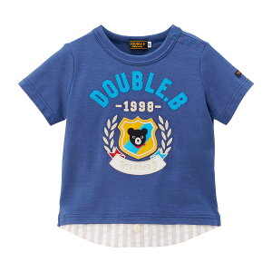 \2025新作/【ミキハウス公式ショップ】ミキハウス ダブルB mikihouse 半袖Tシャツ<80cm・90cm・100cm・110cm・120cm・130cm> ベビー服 キッズ 子供服 こども 男の子 女の子 トップス 半そで