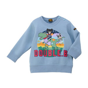 \2025新作/【ミキハウス公式ショップ】ミキハウス ダブルB mikihouse トレーナー<80cm・90cm・100cm・110cm・120cm・130cm> ベビー服 キッズ 子供服 こども 男の子 女の子 トップス 長袖 冬服