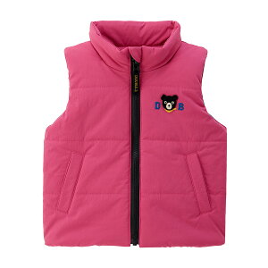 \2025新作/【ミキハウス公式ショップ】ミキハウス ダブルB mikihouse ベスト<80cm・90cm・100cm・110cm・120cm・130cm> ベビー服 キッズ 子供服 こども 赤ちゃん 男の子 女の子 トップス 羽織り はお