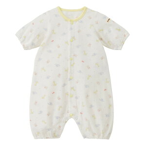 【ポイント5倍!10/27 9:59まで】【ミキハウス公式ショップ】ミキハウス ホットビスケッツ mikihouse プレオール(50cm-60cm) 男の子 女の子 子供 ベビー服 ベビー 赤ちゃん 総柄 前開き 新生児 ギ