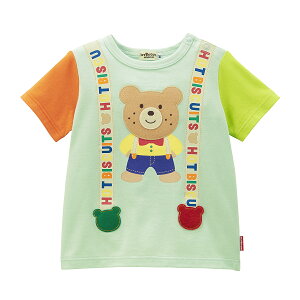 【アウトレット】【ミキハウス公式ショップ】ミキハウス ホットビスケッツ mikihouse 半袖Tシャツ<80cm・90cm・100cm・110cm・120cm> ベビー服 キッズ 子供服 こども 男の子 女の子 半そで