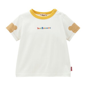 【30日限定ポイント5倍!】【ミキハウス公式ショップ】ミキハウス ホットビスケッツ mikihouse 半袖Tシャツ<80cm・90cm・100cm・110cm・120cm> ベビー服 キッズ 子供服 こども 男の子 女の子 半そで