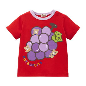 【アウトレット】【ミキハウス公式ショップ】ミキハウス ホットビスケッツ mikihouse 半袖Tシャツ<80cm・90cm・100cm・110cm・120cm> ベビー服 キッズ 子供服 こども 男の子 女の子 キャラクター