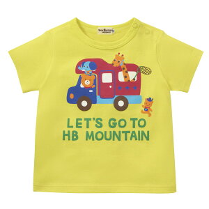 【アウトレット】【ミキハウス公式ショップ】ミキハウス ホットビスケッツ mikihouse 半袖Tシャツ<80cm・90cm・100cm・110cm> ベビー服 キッズ 子供服 こども 男の子 半そで 夏服